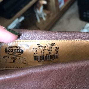 Fossil Shoes - Great condition! Leather fossil boots Fossil Shoes - Great condition! Leather fossil boots